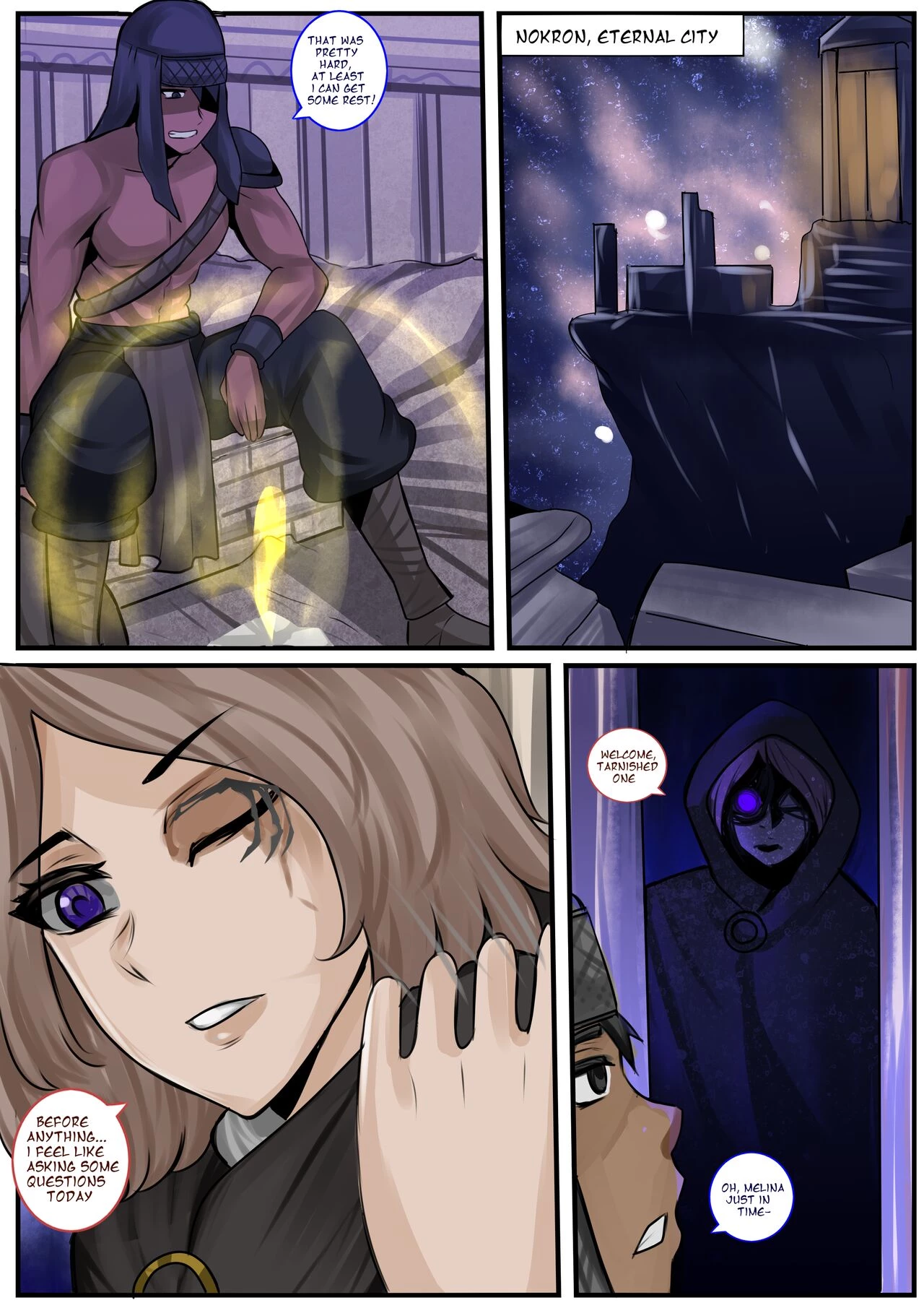 Eaten By The Night porn comic picture 2
