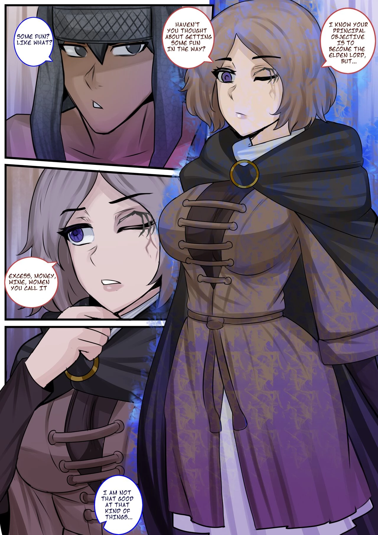 Eaten By The Night porn comic picture 3