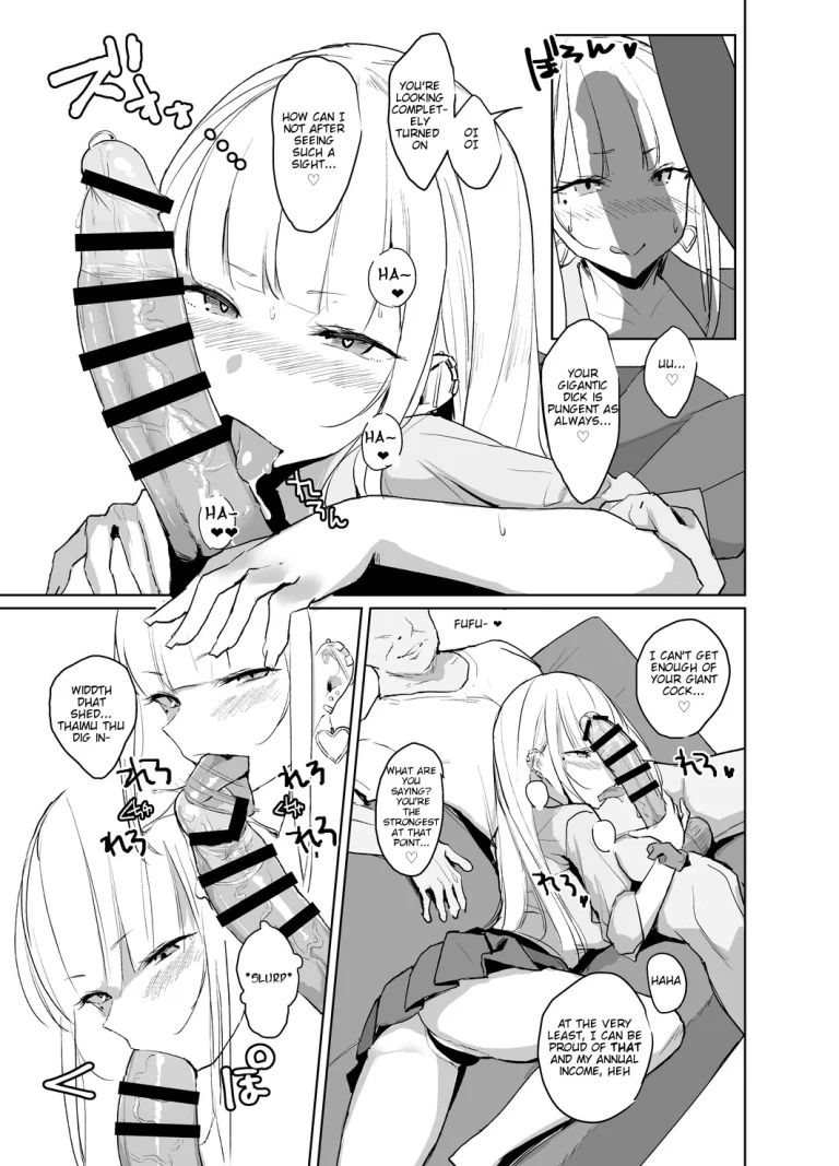Ecchi na Gal JK ga Kyokon Zetsurin Oji-san to Pakoru Yatsu porn comic picture 6