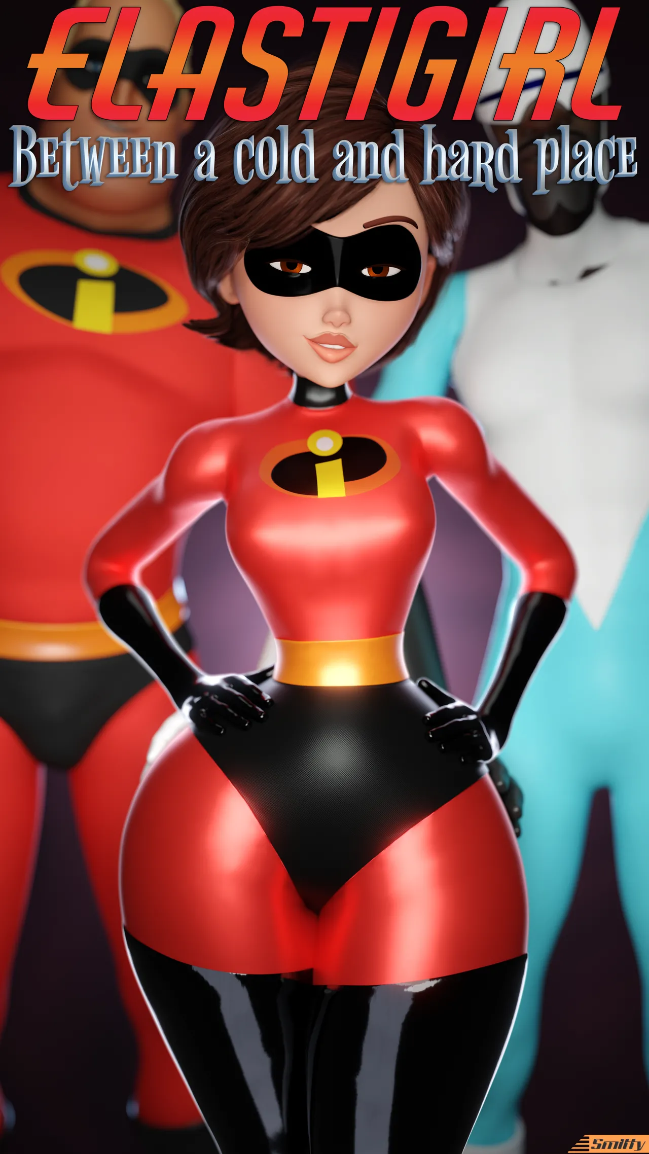 Elastigirl: Between a cold and a hard place porn comic picture 1