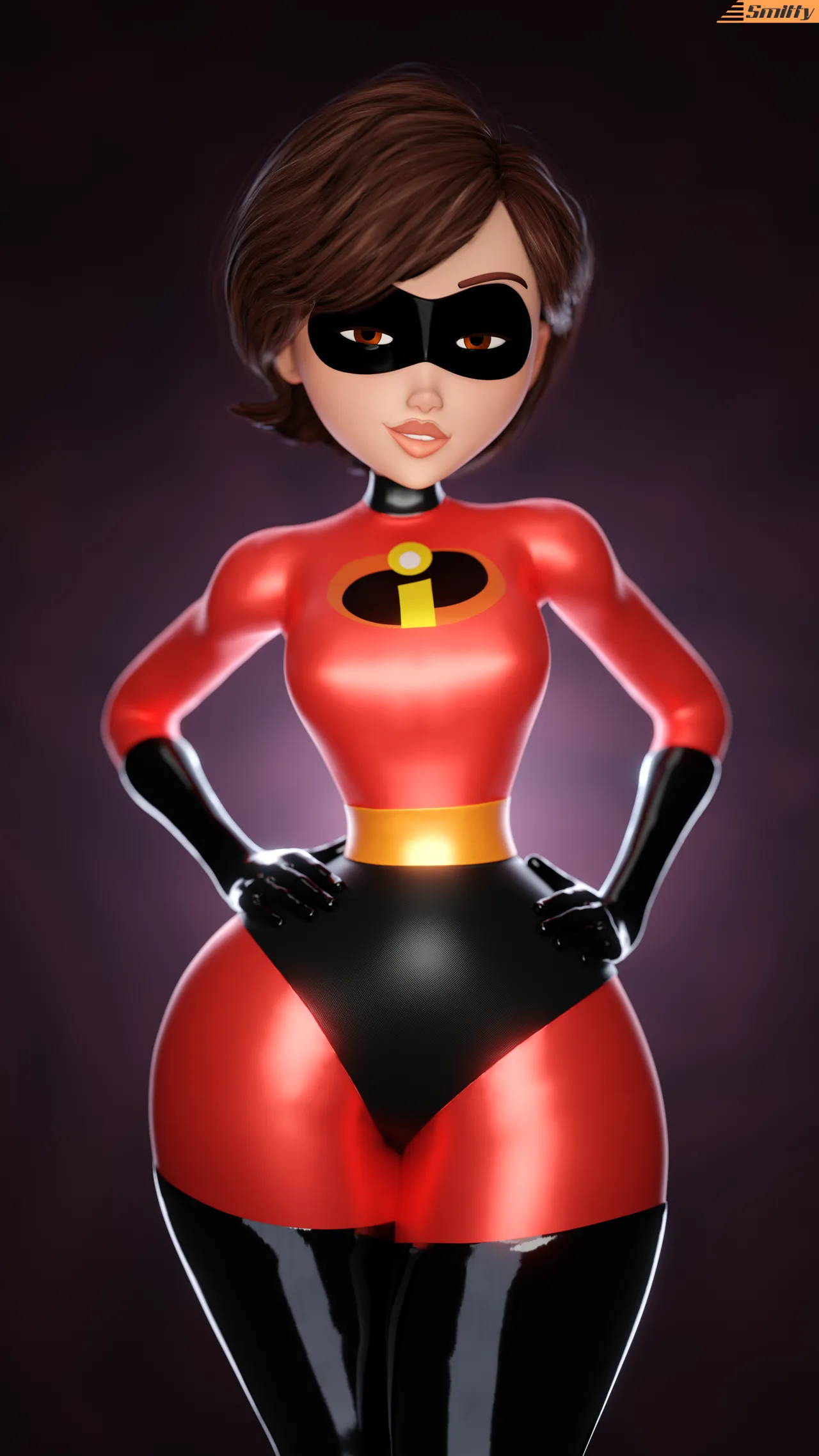 Elastigirl: Between a cold and a hard place porn comic picture 2