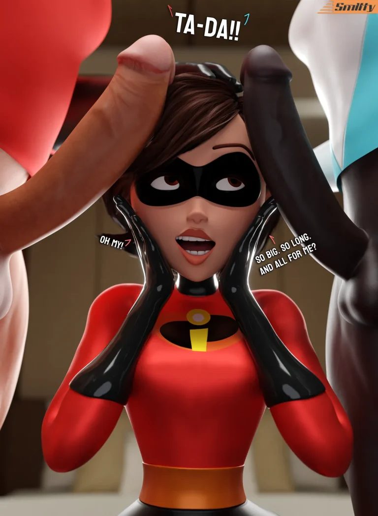 Elastigirl: Between a cold and a hard place porn comic picture 4