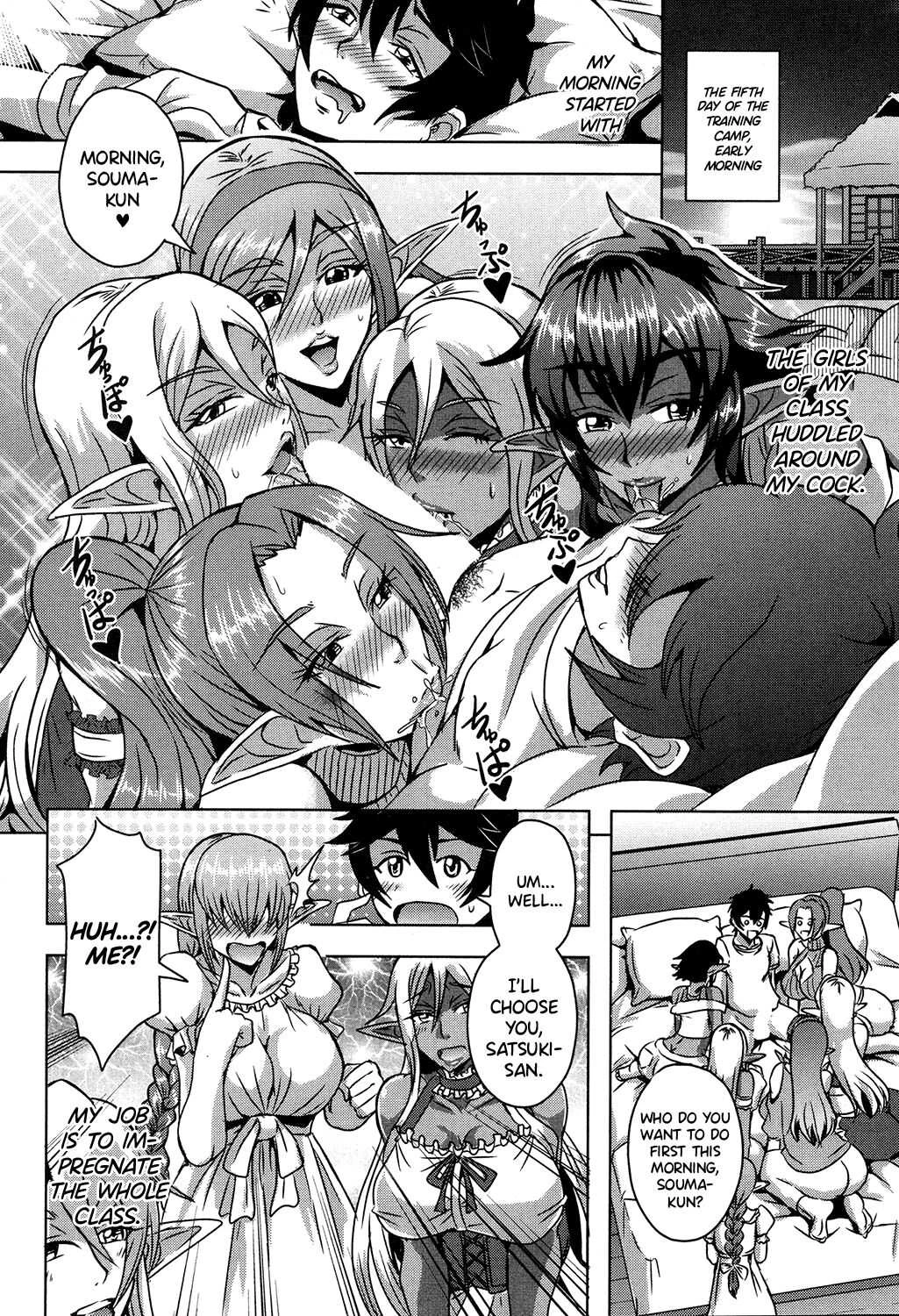 Elf Harem Academia Nangoku Kozukuri Gasshuku Hen porn comic picture 16