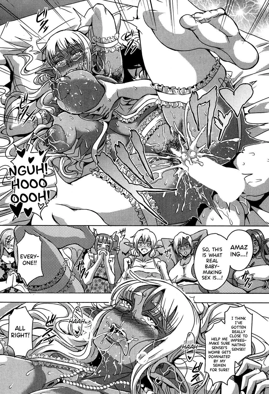Elf Harem Academia Nangoku Kozukuri Gasshuku Hen porn comic picture 31