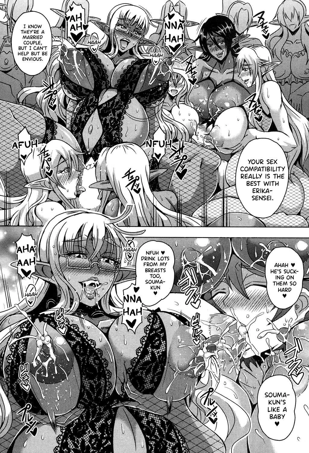 Elf Harem Academia Nangoku Kozukuri Gasshuku Hen porn comic picture 42