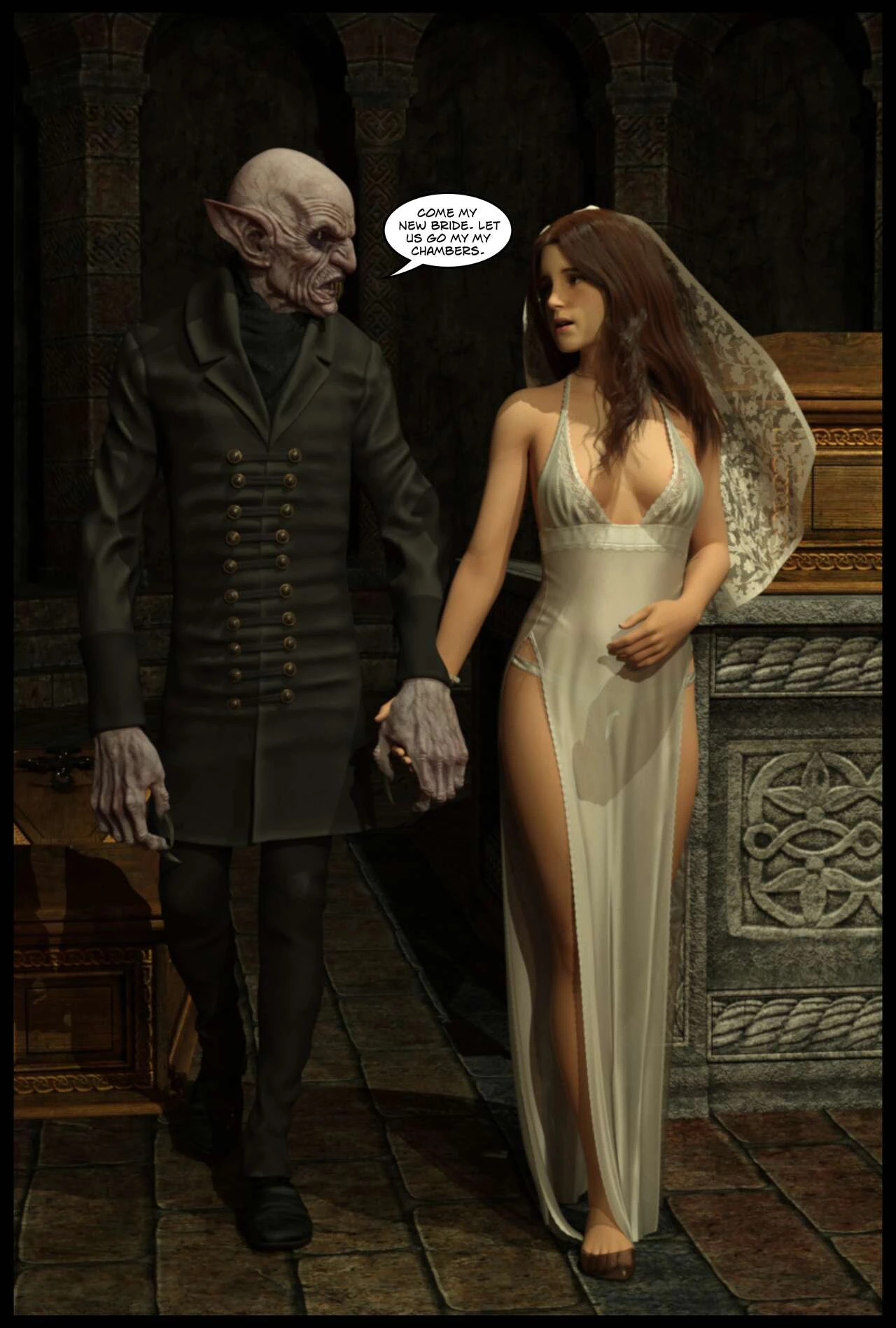 Emma - The Vampire's Bride porn comic picture 19