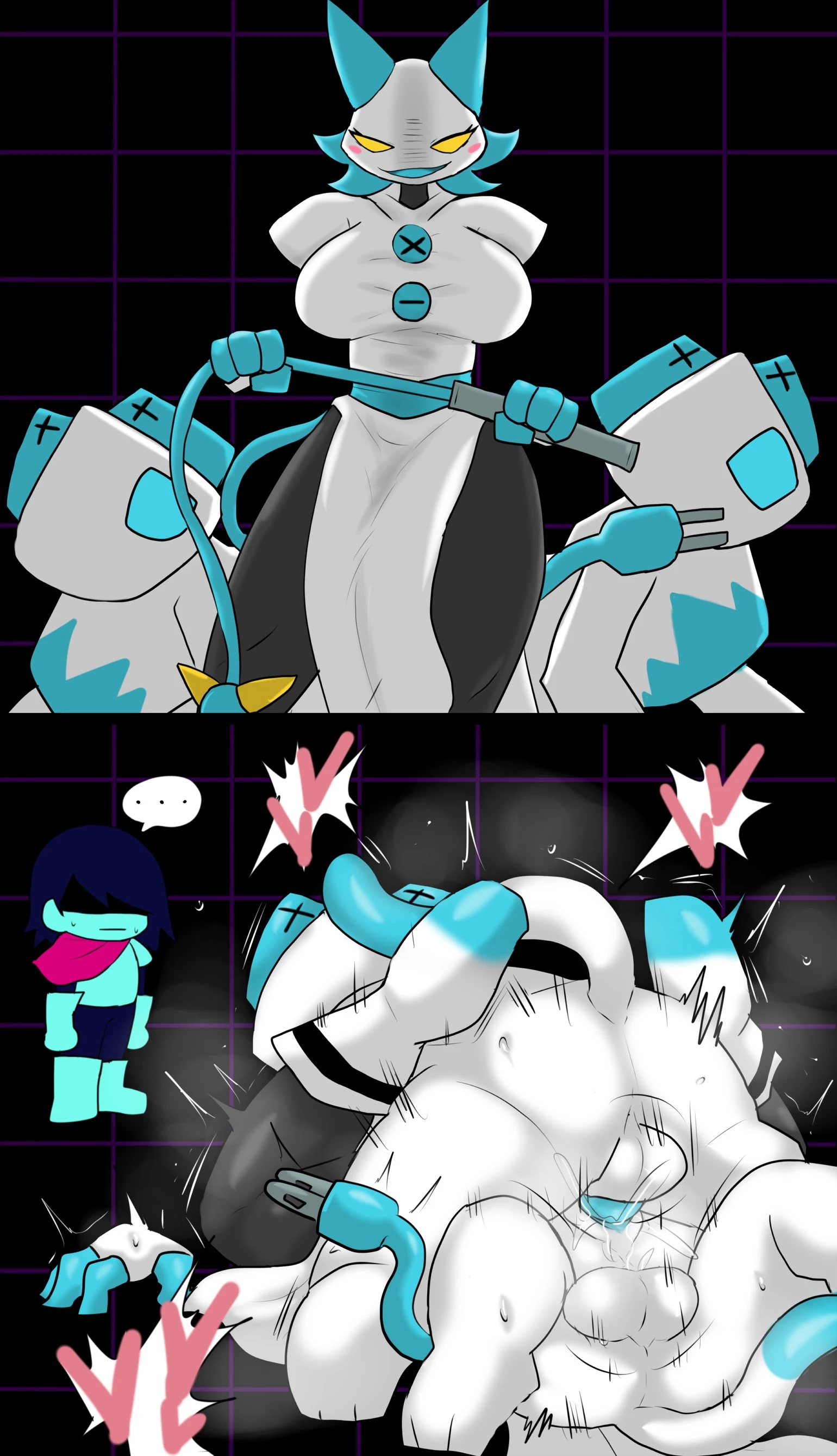 Enigi09: Deltarune porn comic picture 49