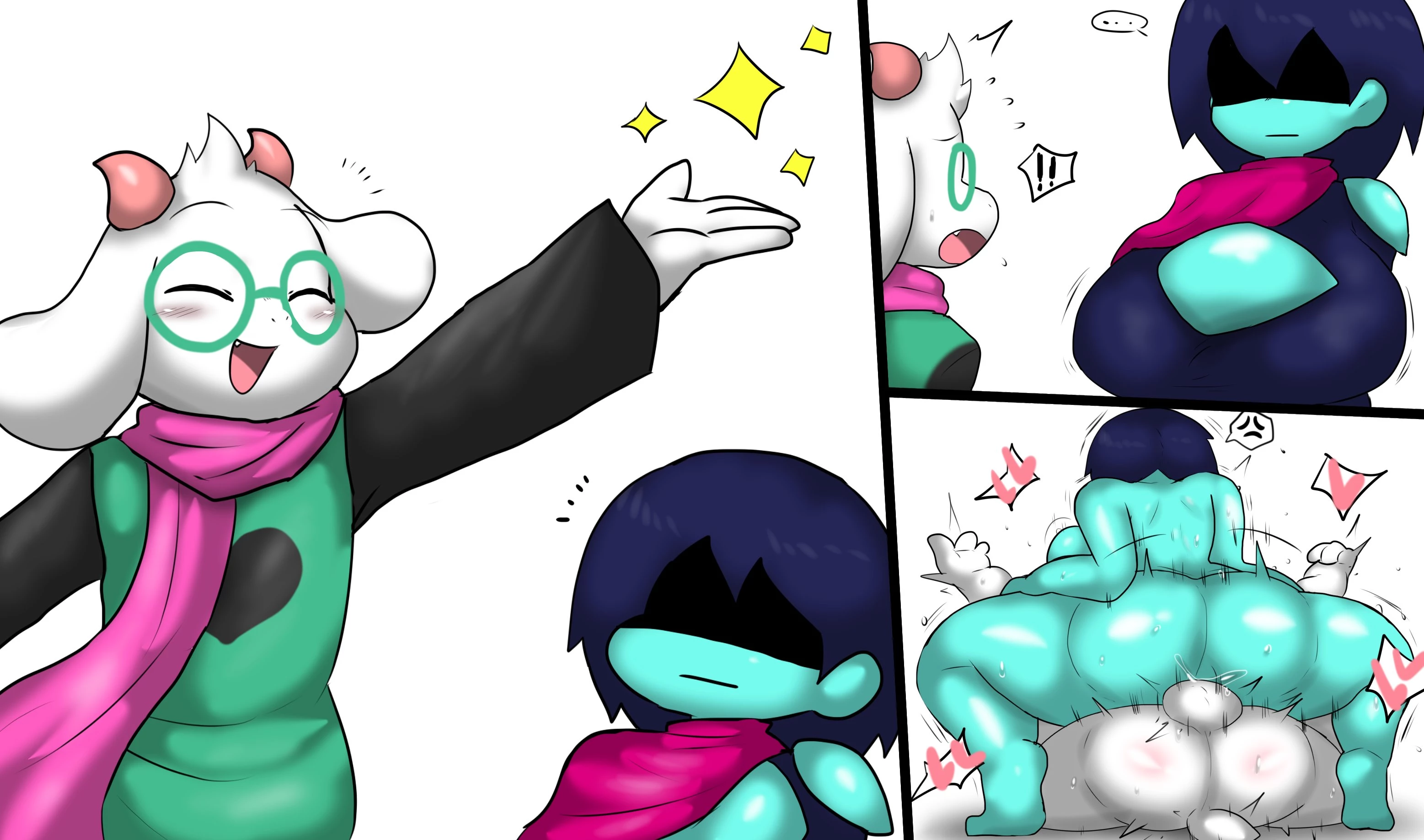 Enigi09: Deltarune porn comic picture 77
