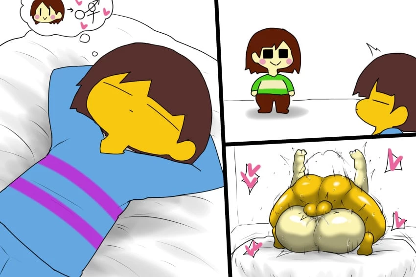 Enigi09 Frisk x Kris Generations porn comic picture 198