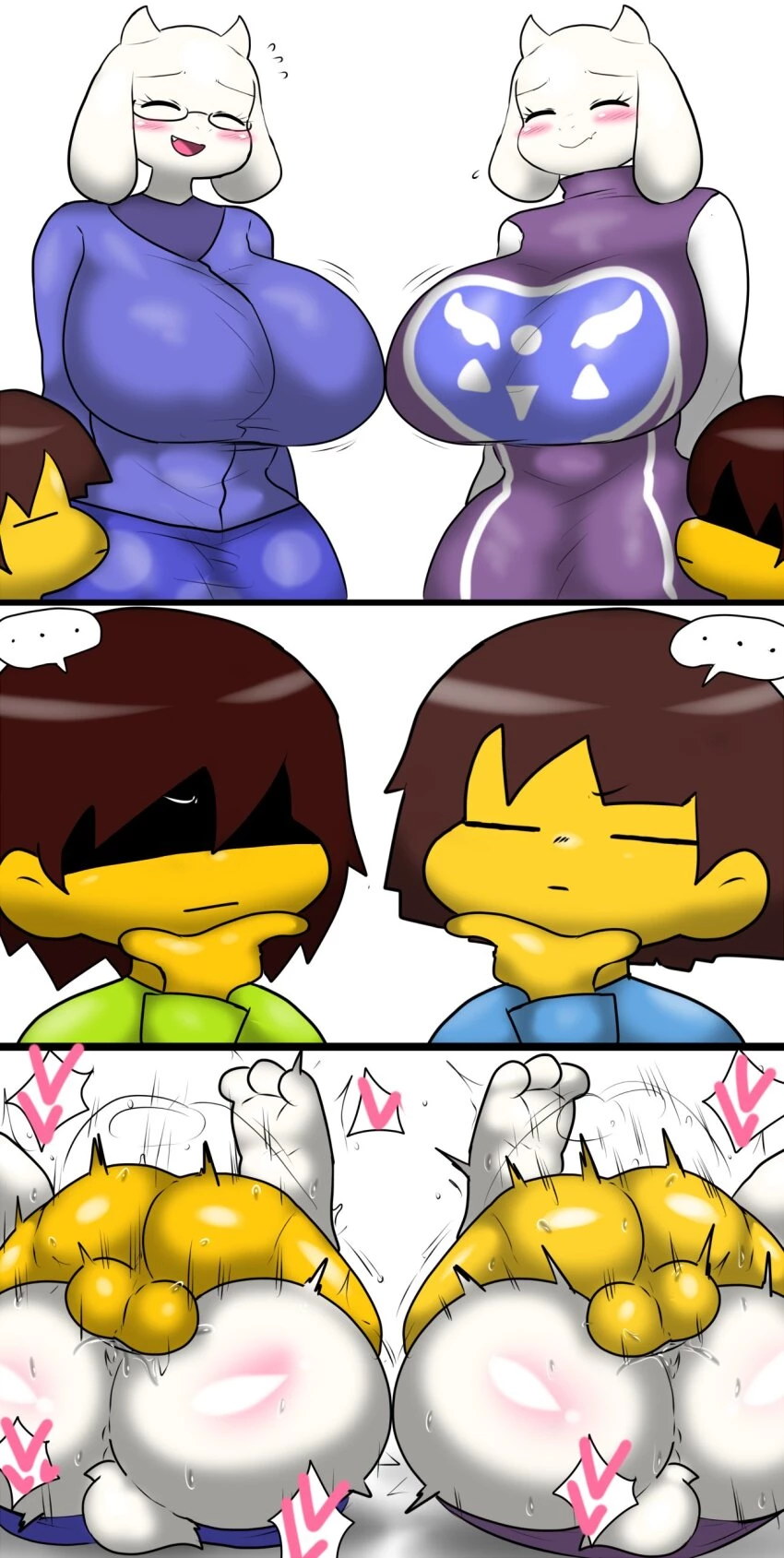 Enigi09 Frisk x Kris Generations porn comic picture 4