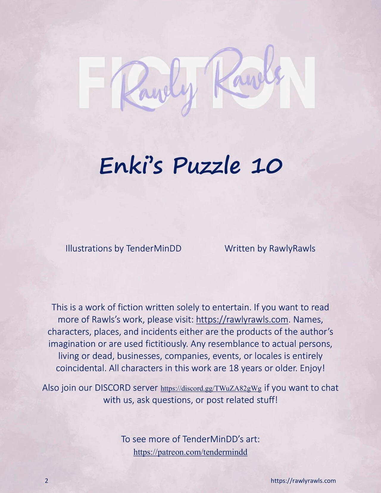 Enki's Puzzle 10: Rawly Rawls Fiction porn comic picture 2