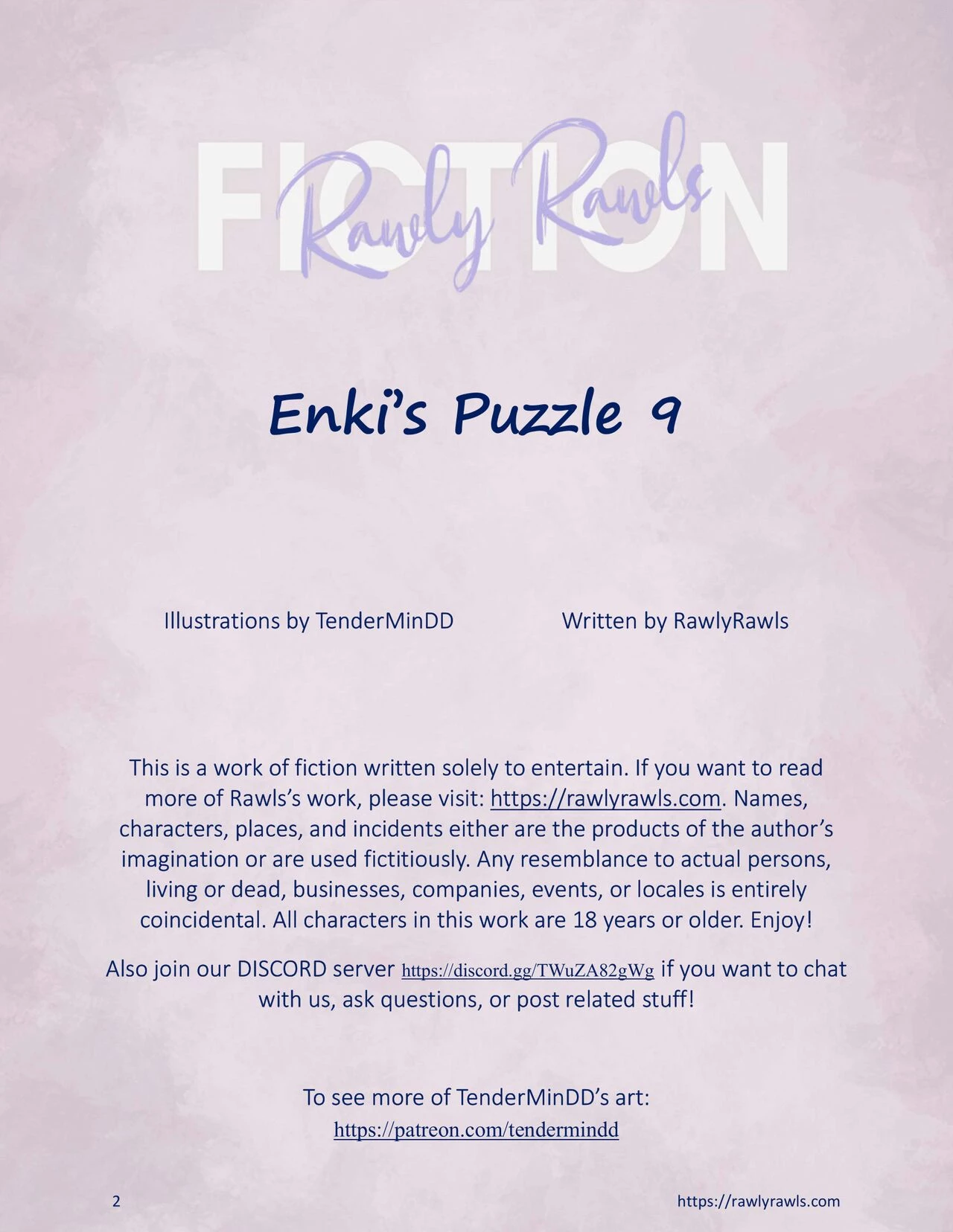 Enki's Puzzle 9: Rawly Rawls Fiction porn comic picture 2