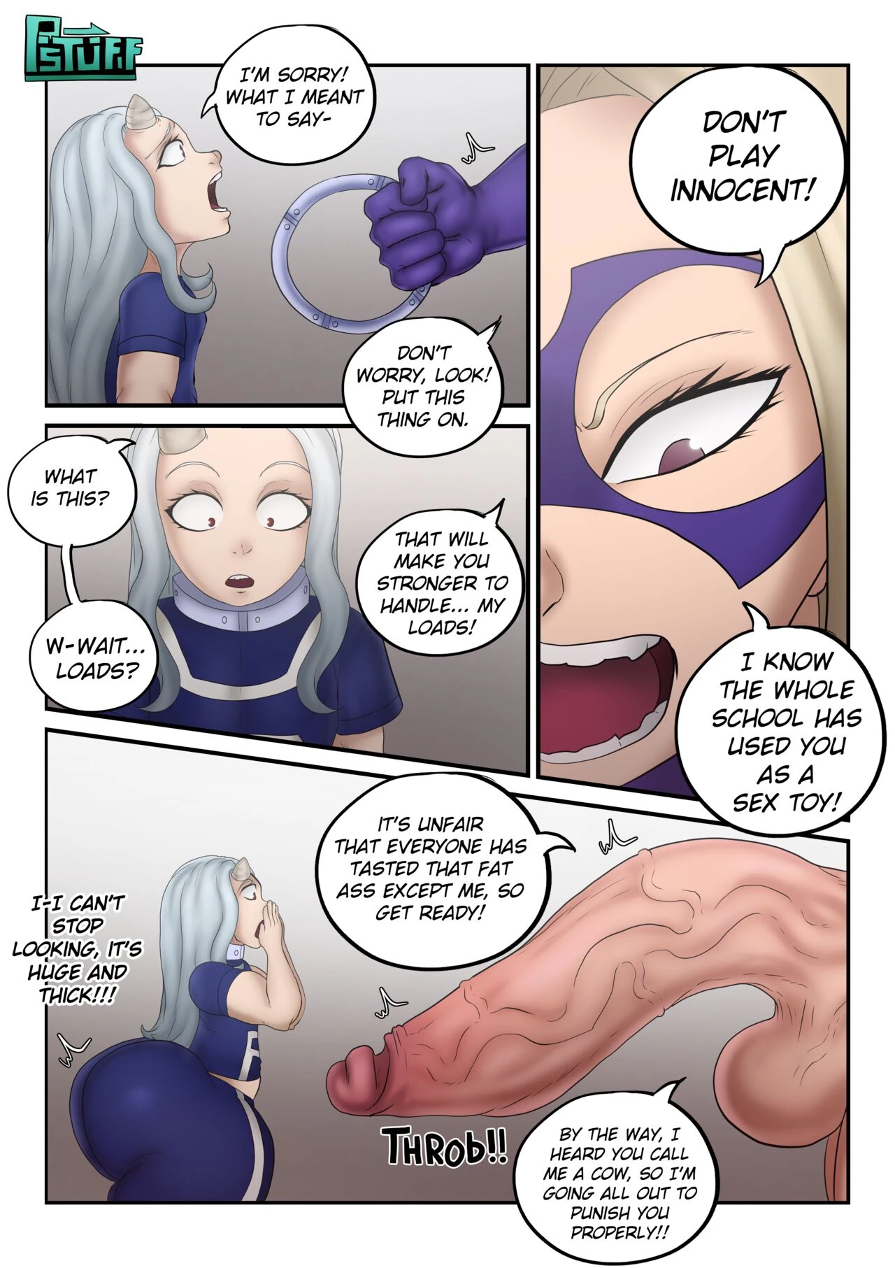 Eri's biggest challenge porn comic picture 2