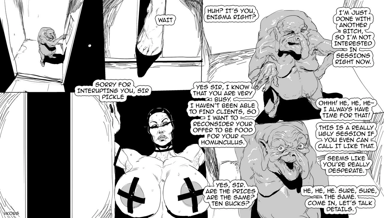 Escape Through The Tiny Hole porn comic picture 2