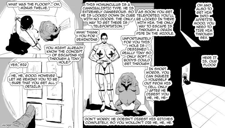 Escape Through The Tiny Hole porn comic picture 3