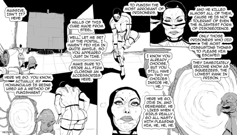 Escape Through The Tiny Hole porn comic picture 4