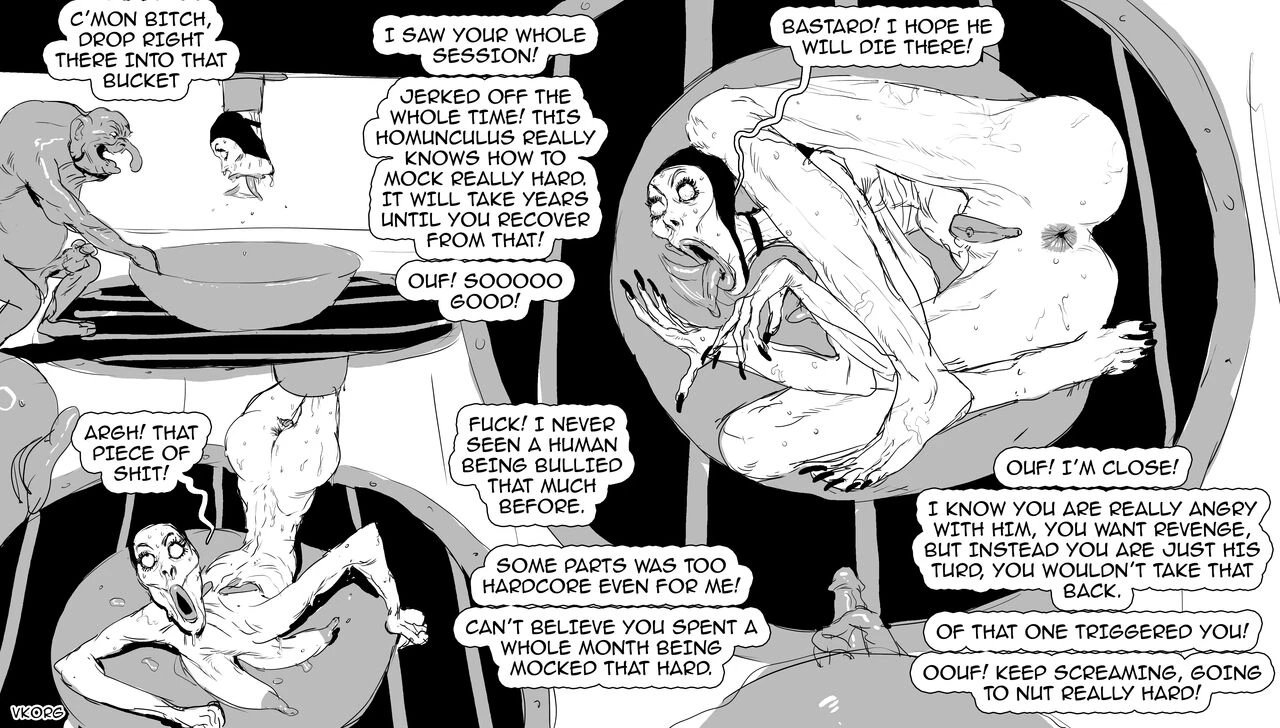 Escape Through The Tiny Hole porn comic picture 8
