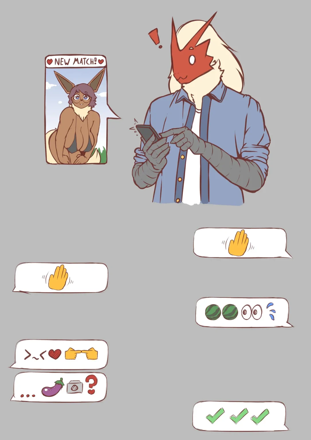 Eva The Eevee porn comic picture 1