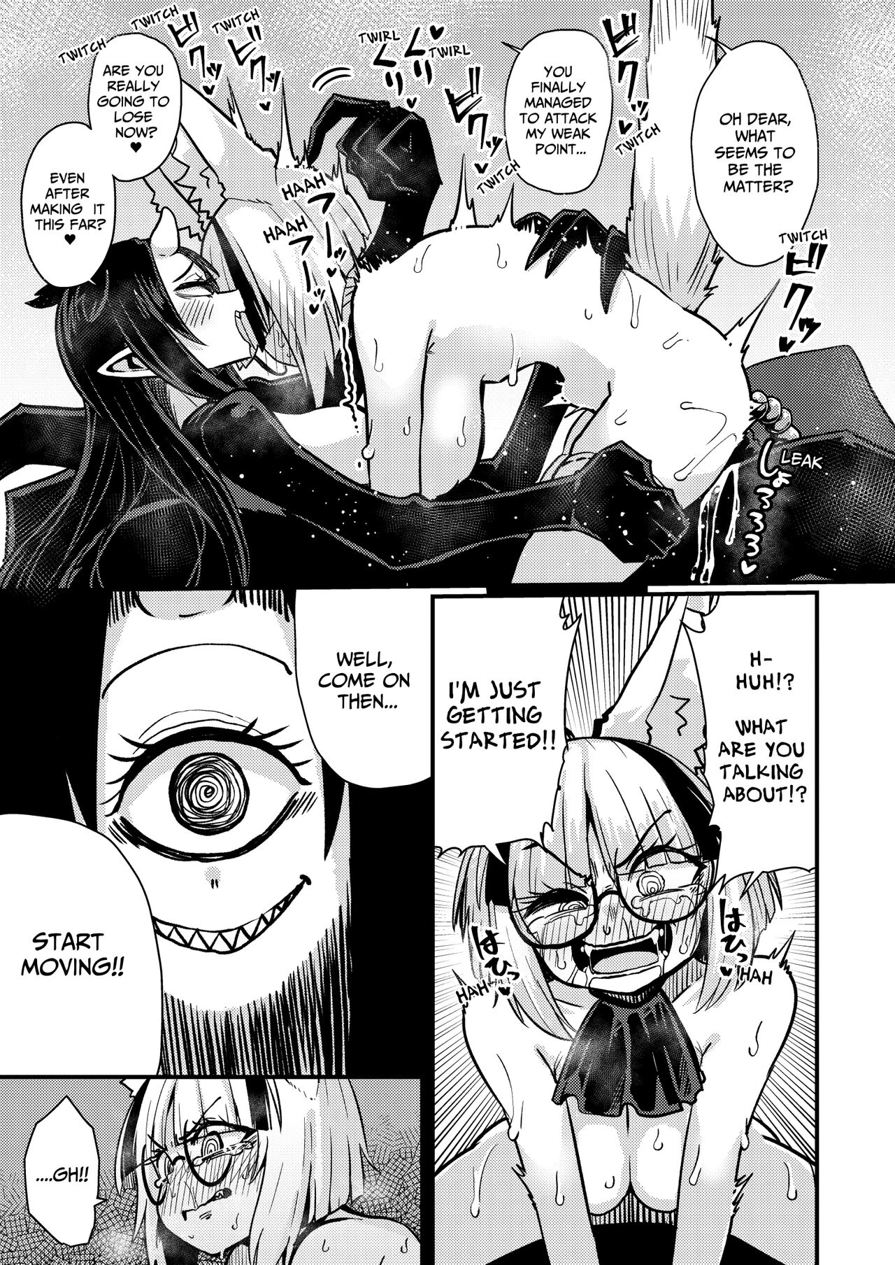 Even If You Alter My Perception I'll Keep Using My Special Technique (Clit Teasing) Until I Destroy You!! porn comic picture 18