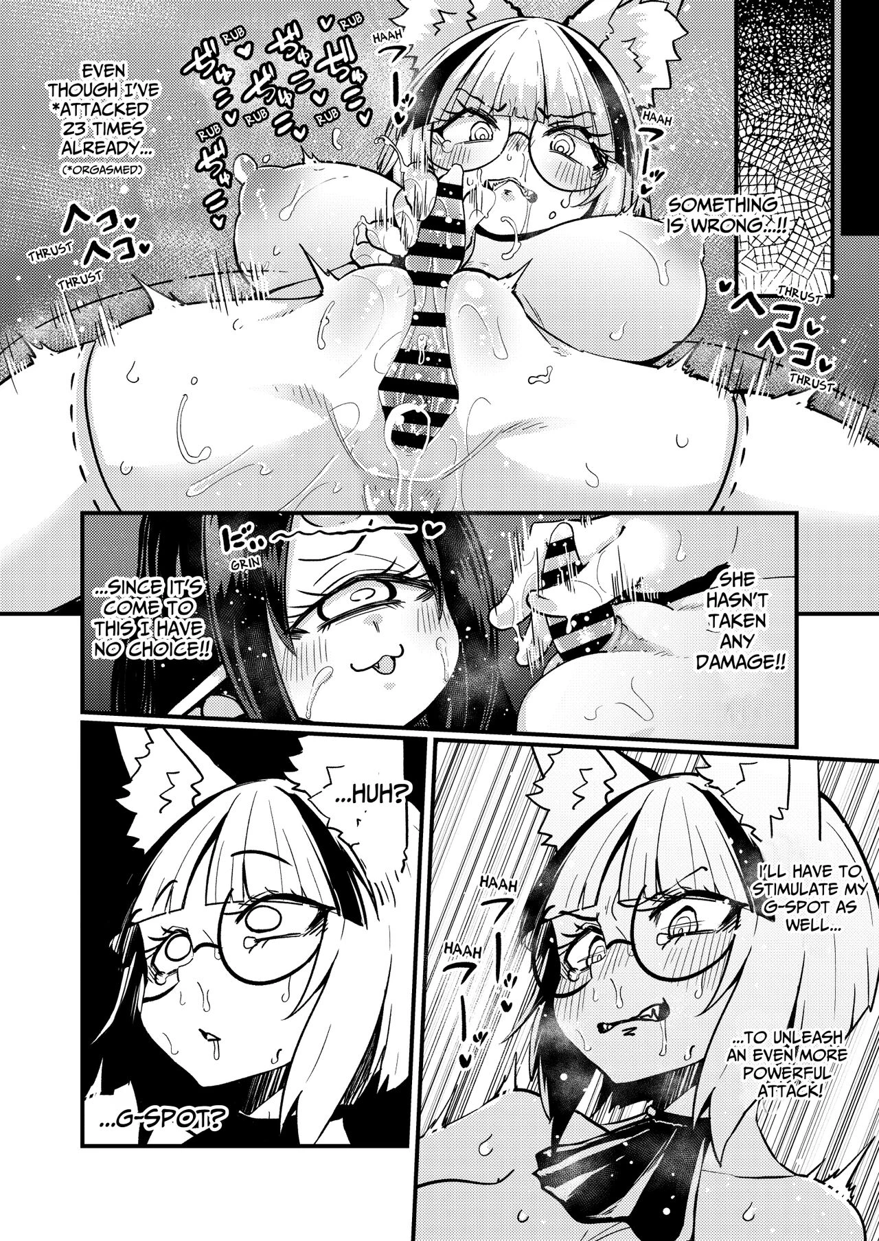 Even If You Alter My Perception I'll Keep Using My Special Technique (Clit Teasing) Until I Destroy You!! porn comic picture 9
