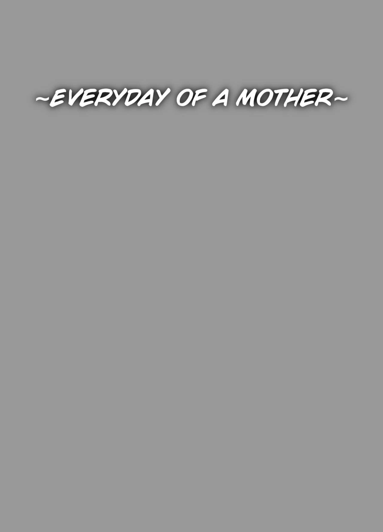 Everyday of a Mother | Haha Naru Nichijou porn comic picture 3