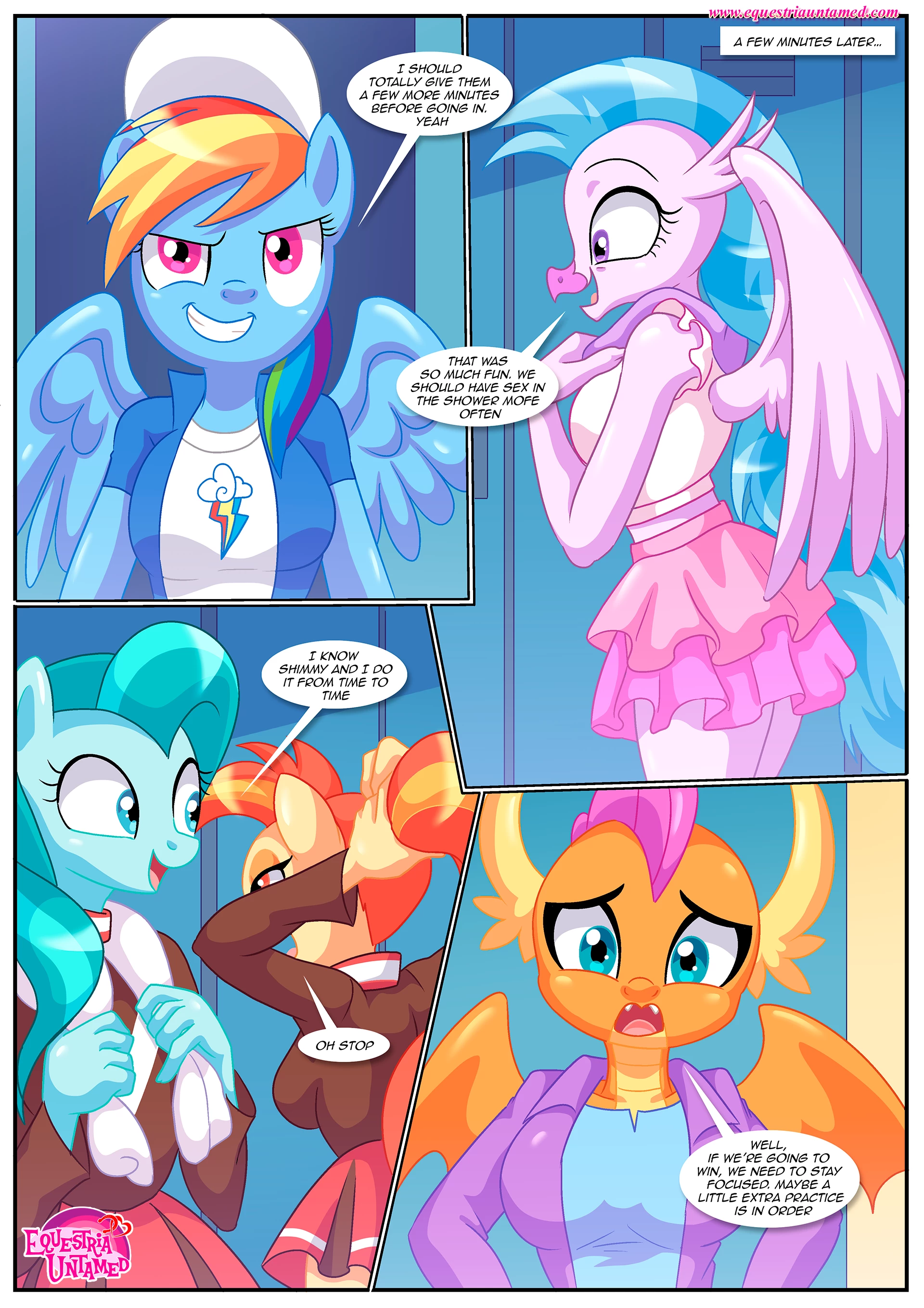 Extra Cheer Practice porn comic picture 16