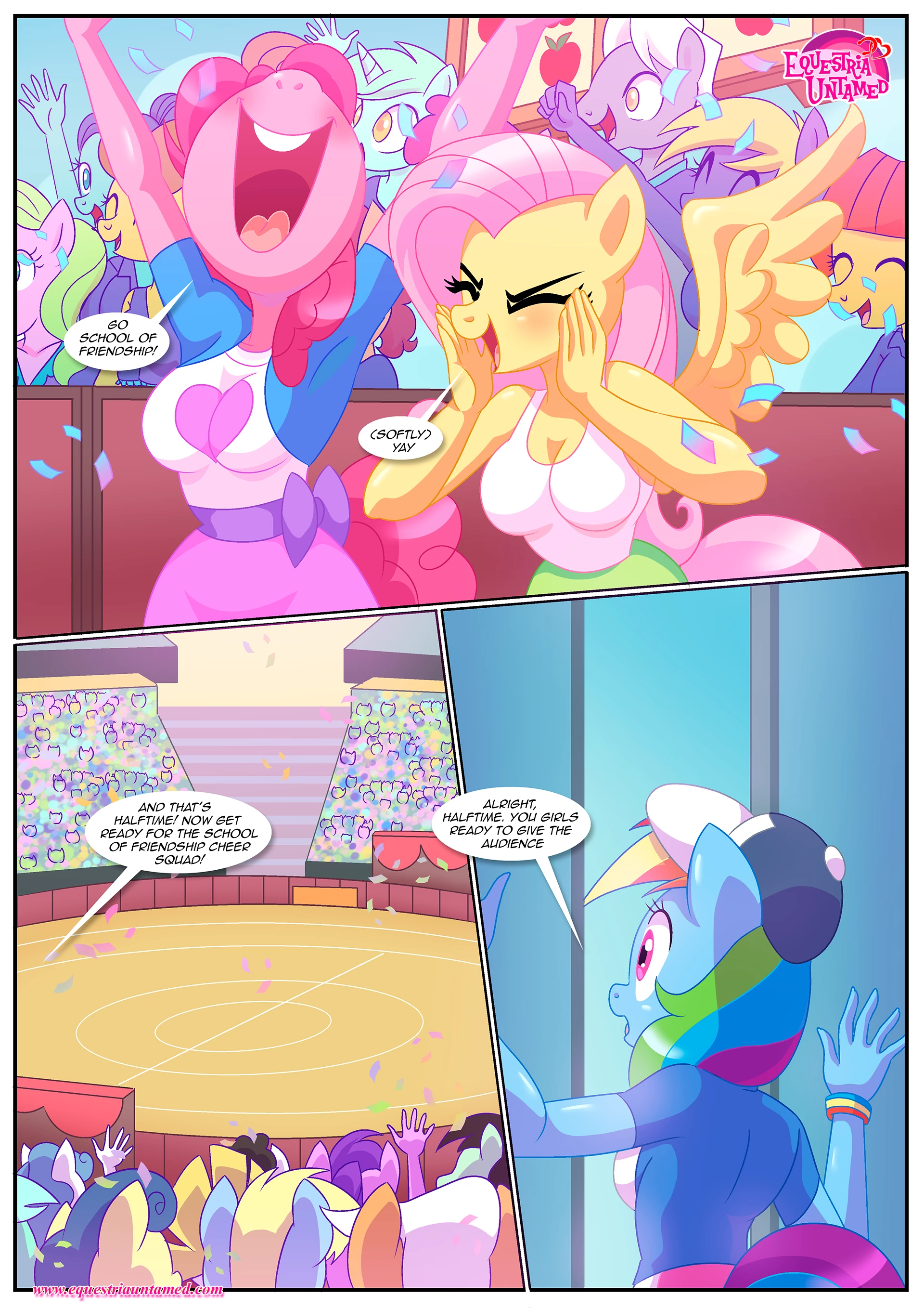Extra Cheer Practice porn comic picture 2