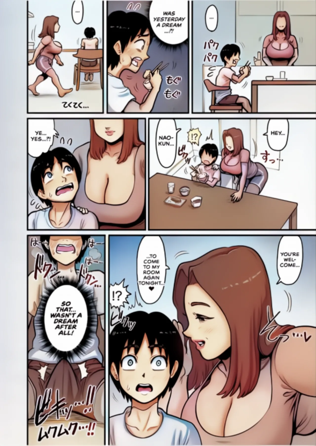 Extremely Busty Aunt Mates With Relative's Kid porn comic picture 19
