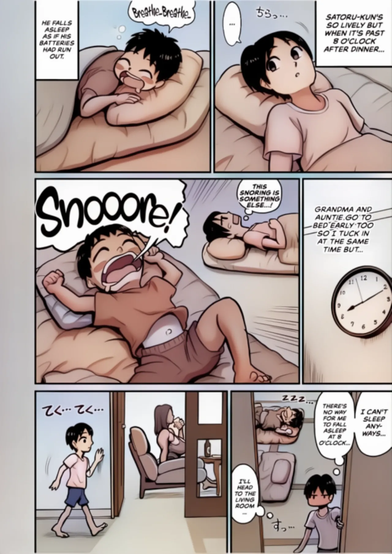 Extremely Busty Aunt Mates With Relative's Kid porn comic picture 5