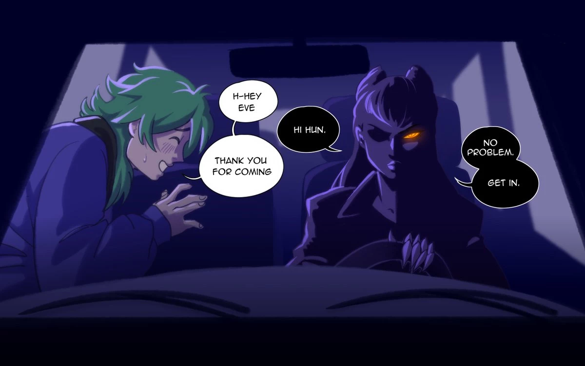 Ezreal x K/DA porn comic picture 18