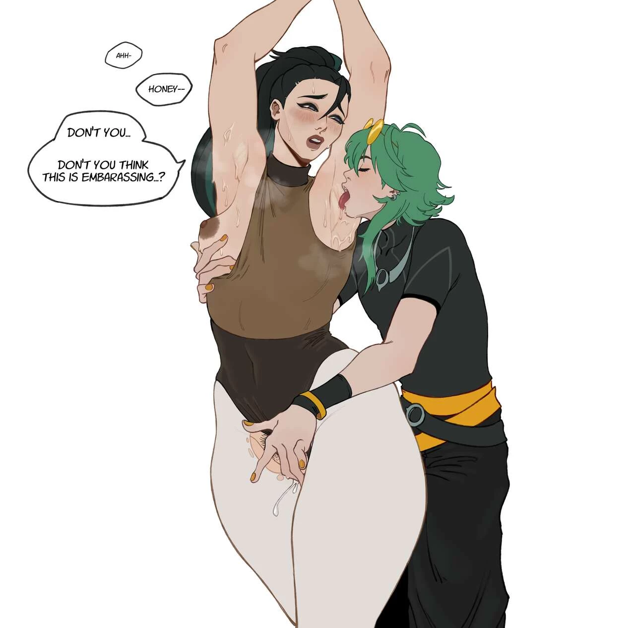 Ezreal x K/DA porn comic picture 2