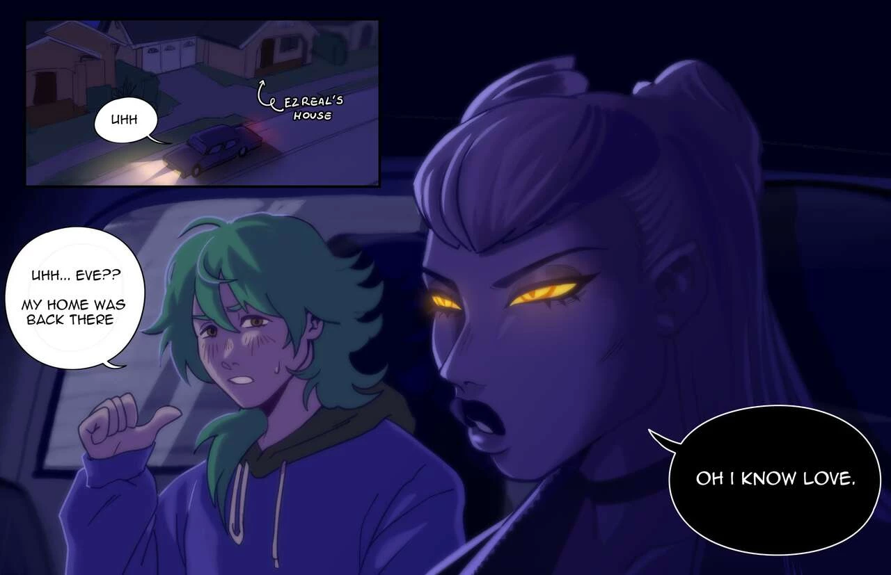 Ezreal x K/DA porn comic picture 20