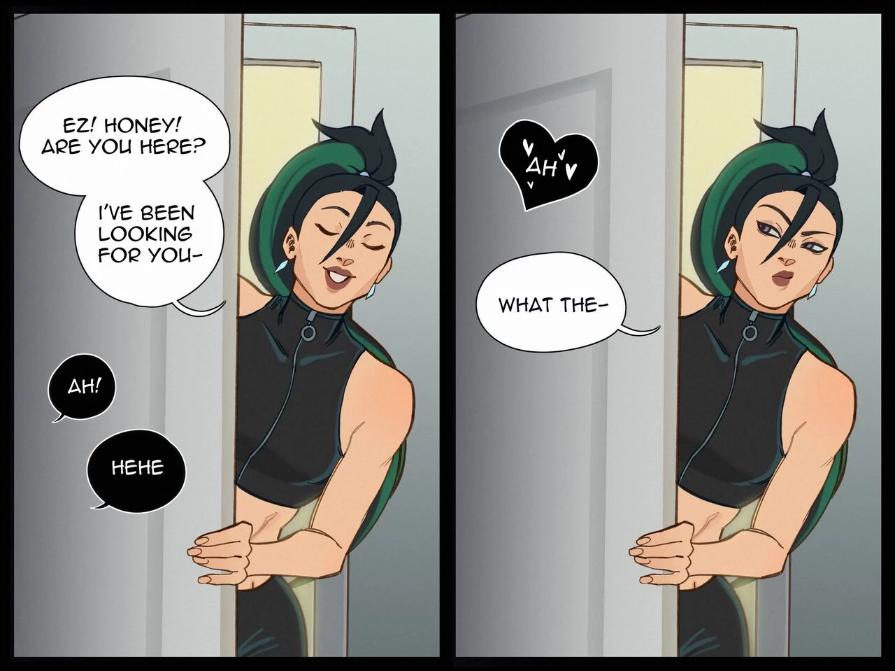 Ezreal x K/DA porn comic picture 8