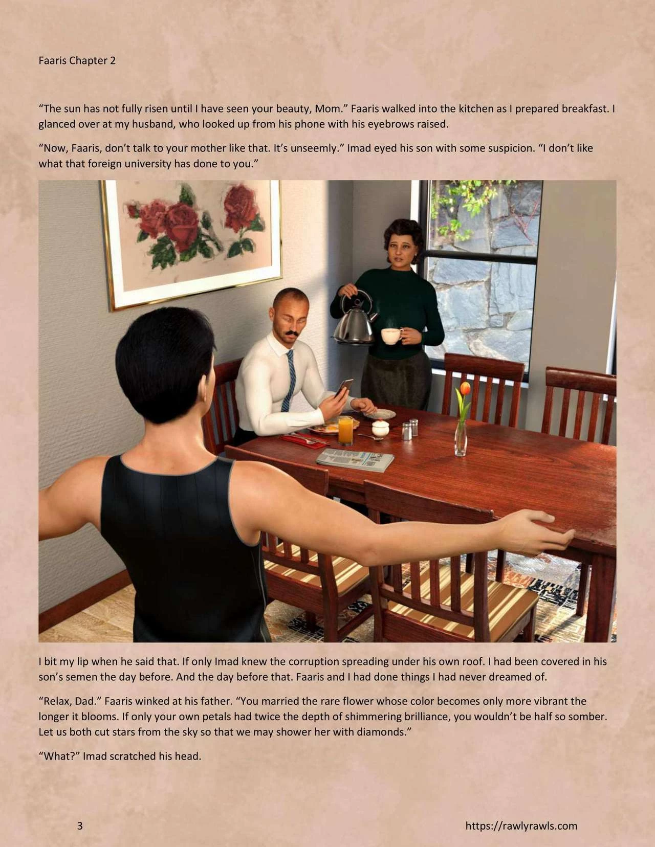 Faaris Bakir's Summer Off 2 porn comic picture 3