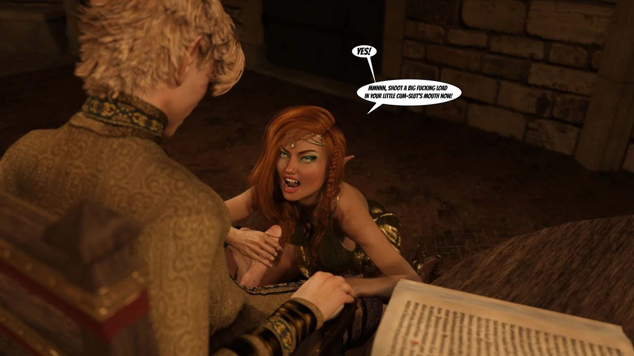 Fairy Tales - Elven MILF porn comic picture 15