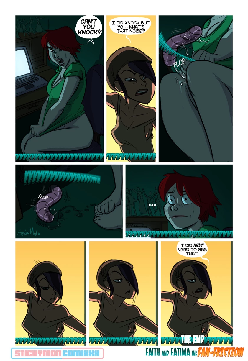 Faith and Fatima: Fan Friction porn comic picture 4