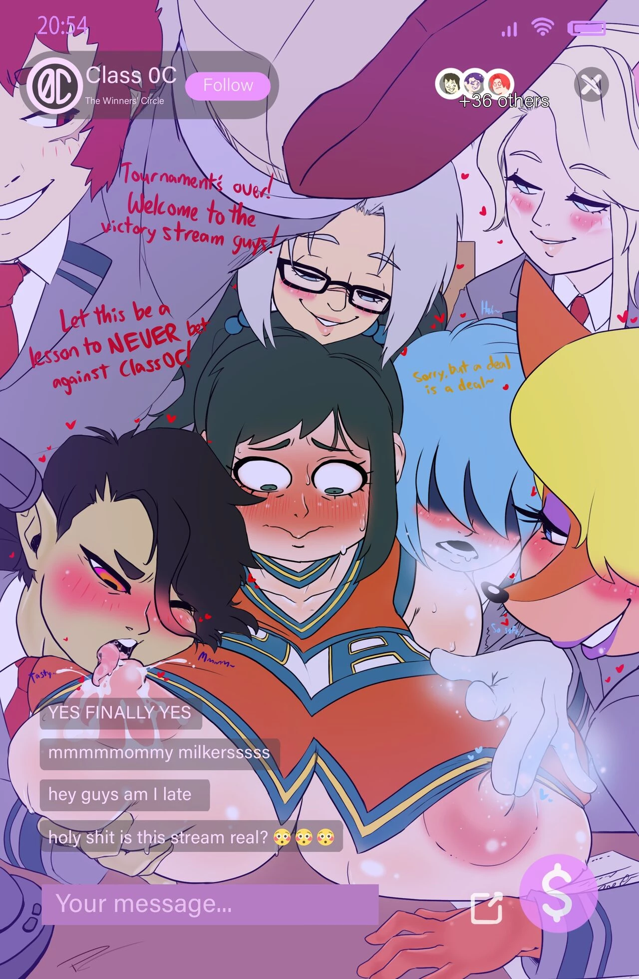 [Fakeryway] Class OC (My Hero Academia) porn comic picture 1