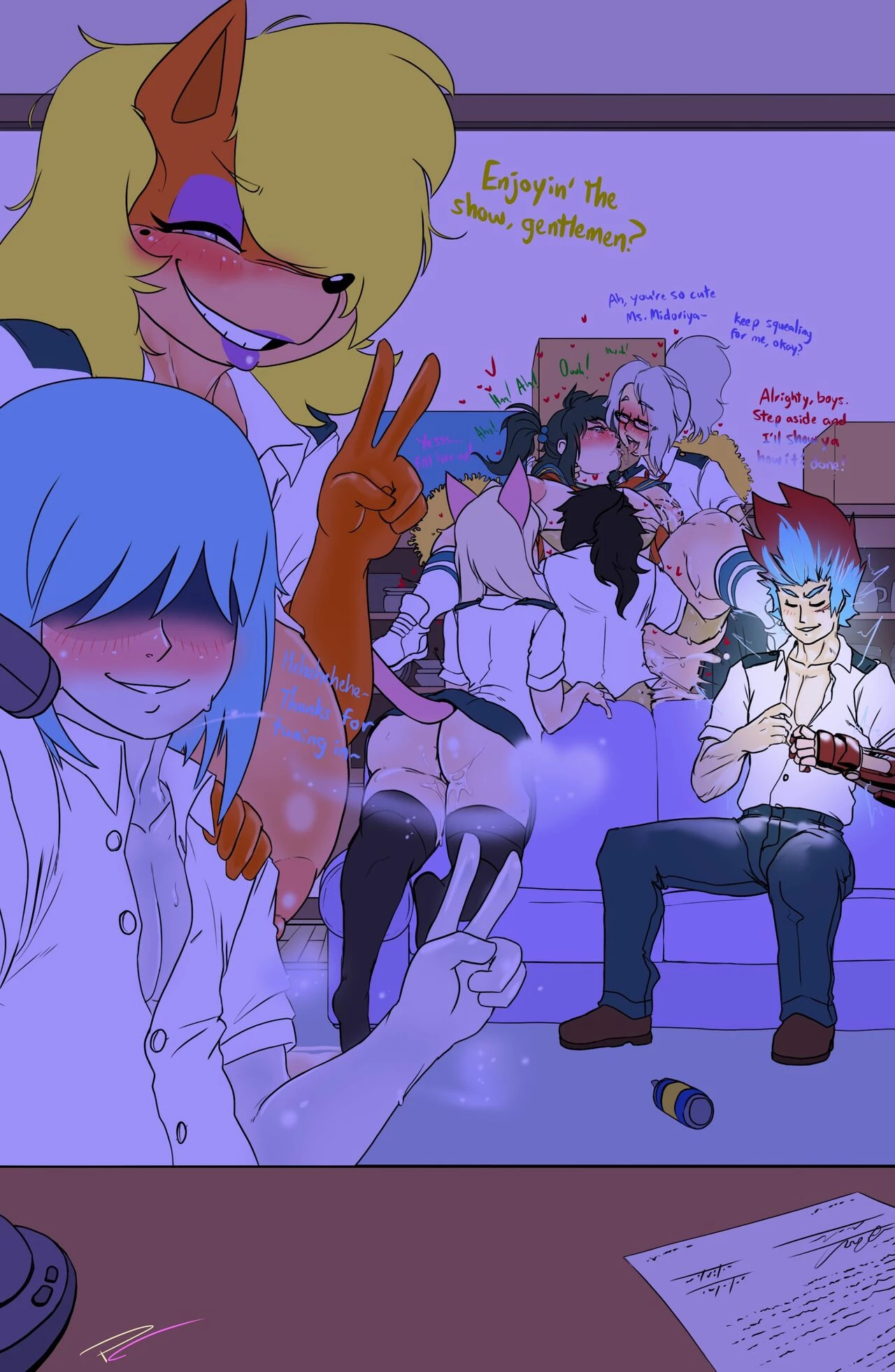 [Fakeryway] Class OC (My Hero Academia) porn comic picture 11