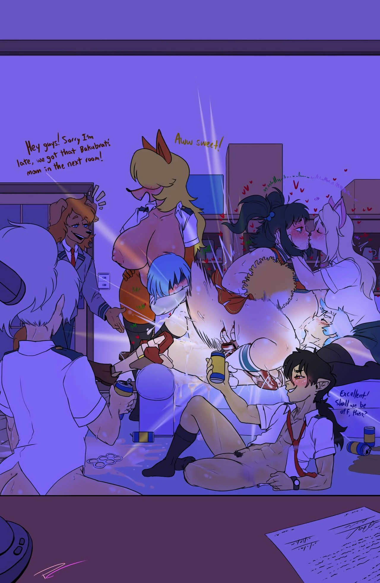 [Fakeryway] Class OC (My Hero Academia) porn comic picture 12