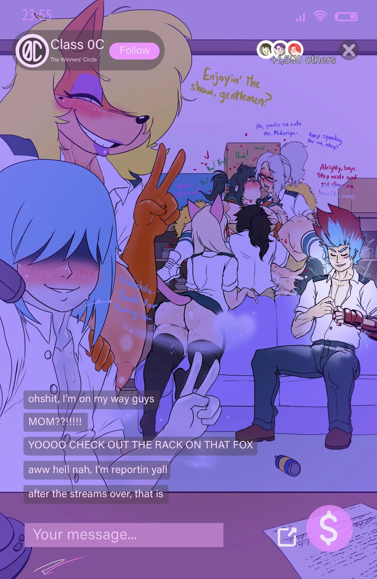 [Fakeryway] Class OC (My Hero Academia) porn comic picture 3