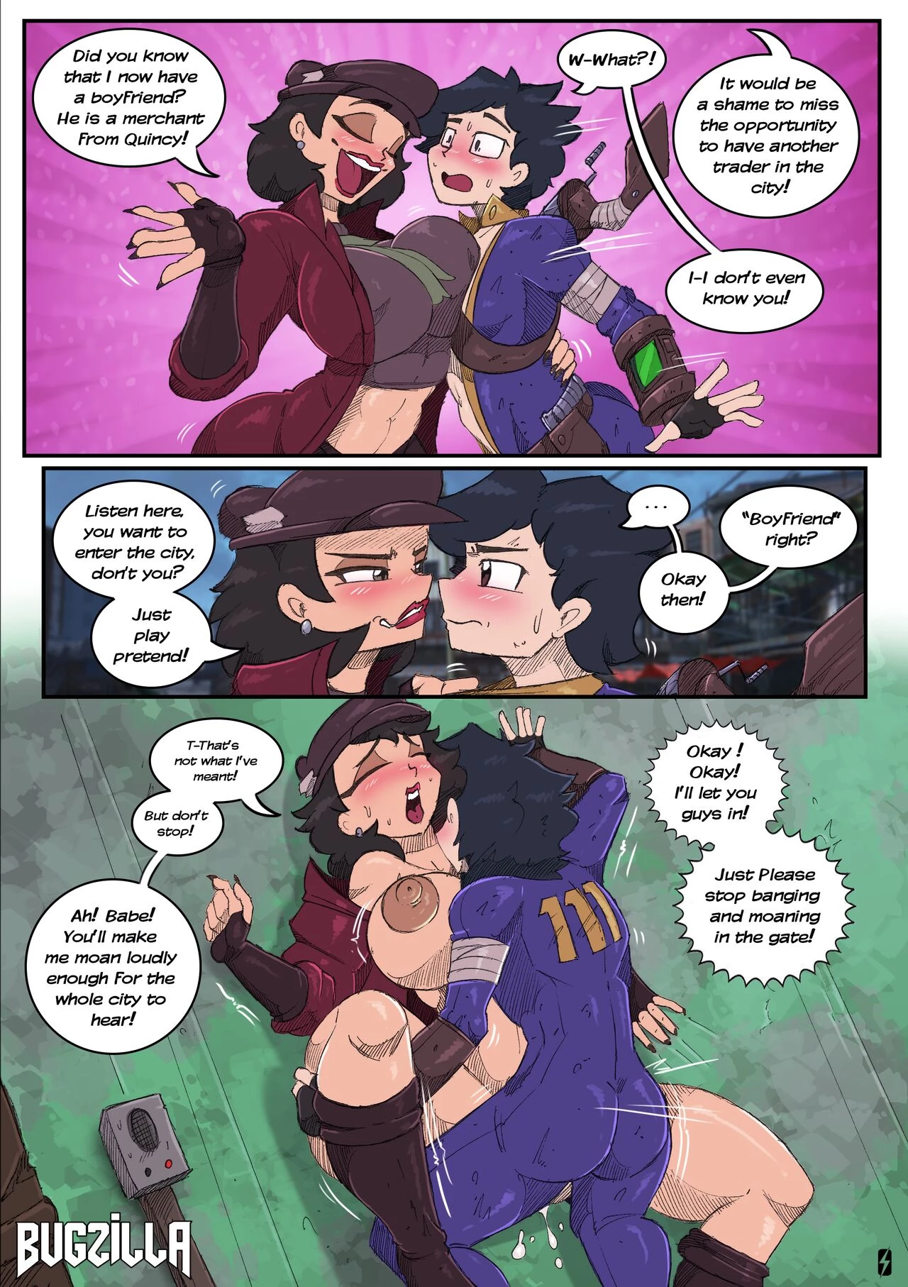 Fallout short comics porn comic picture 8