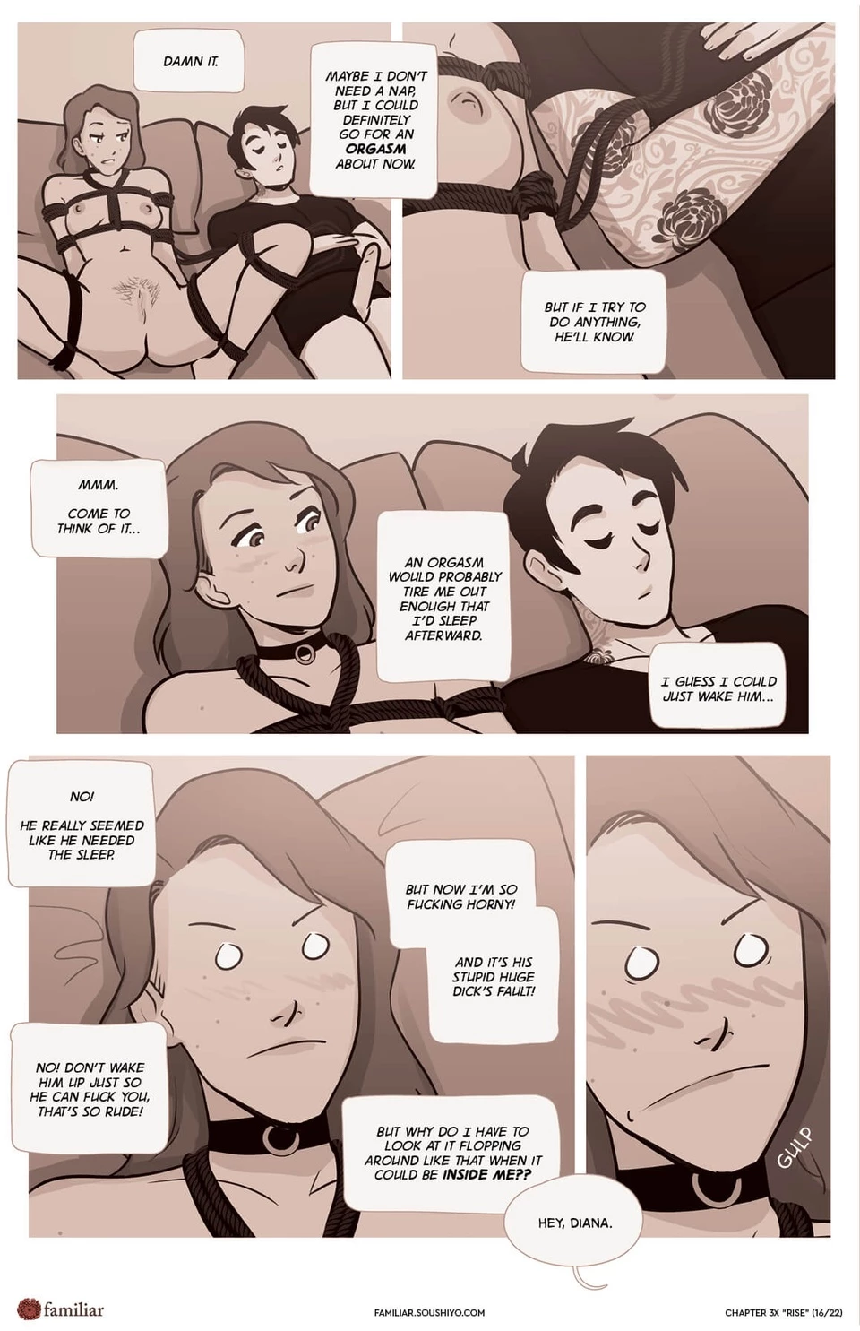 Familiar Act 3 - Chapter 18.5: Rise porn comic picture 17