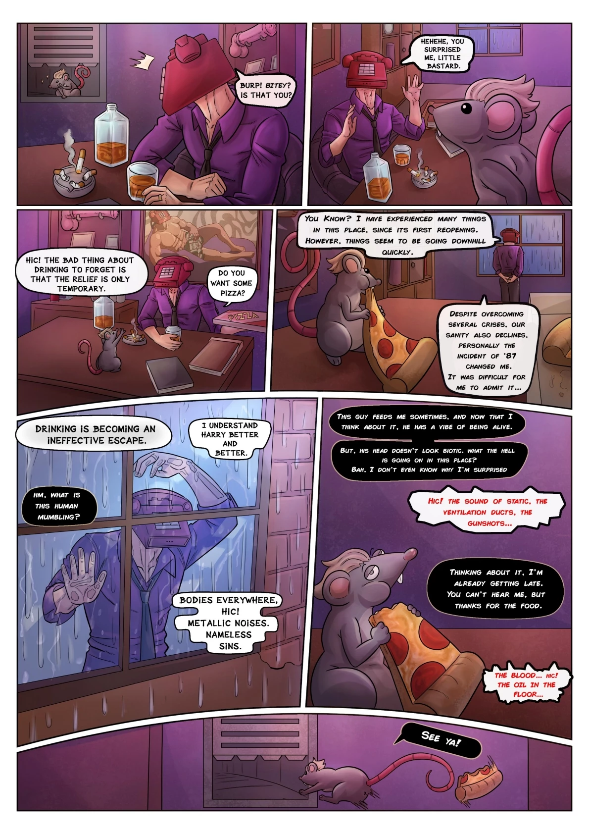 Fap nights at Frennis 3 "THE OBSERVER" porn comic picture 12