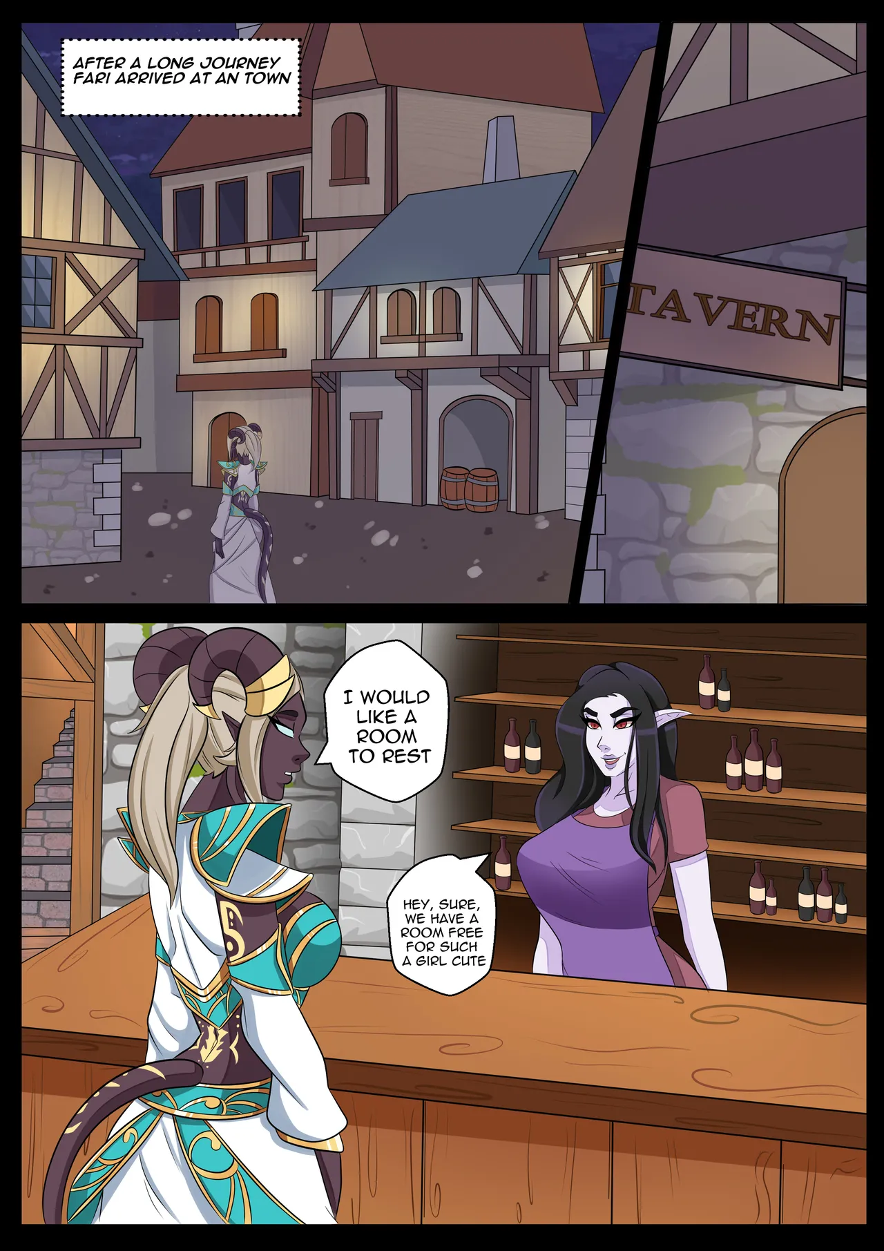 Faris Naughty Adventure porn comic picture 2
