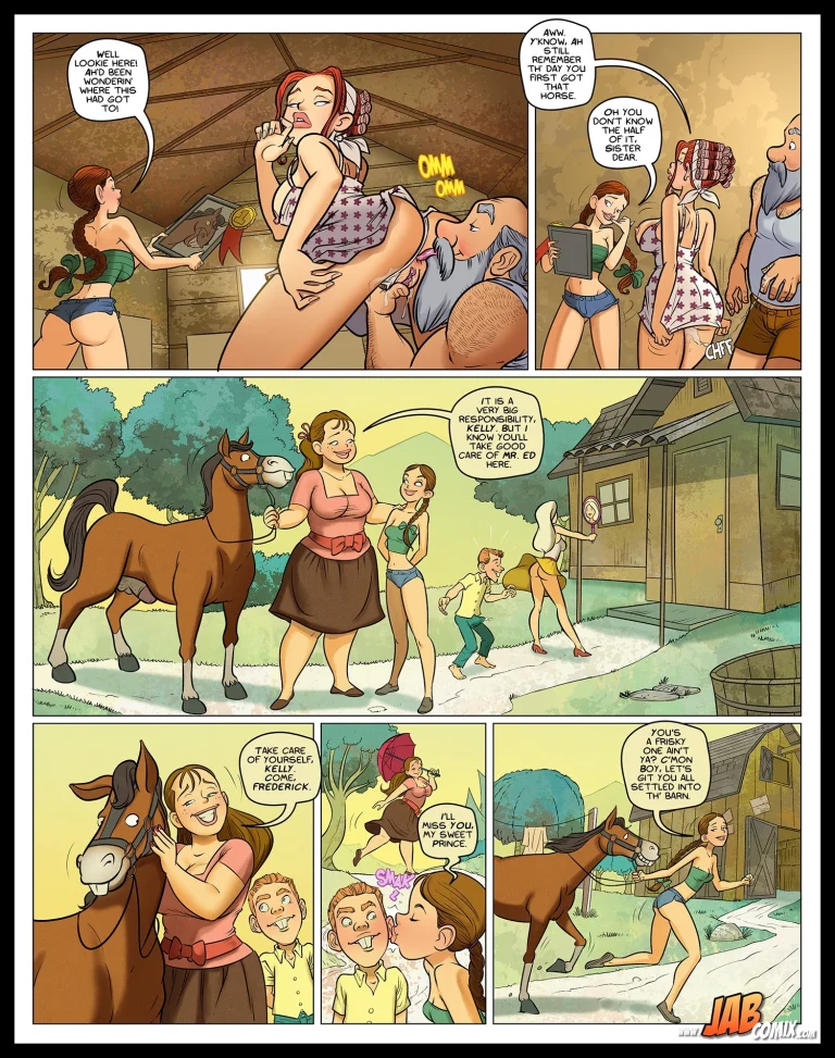 Farm Lessons 19 porn comic picture 9