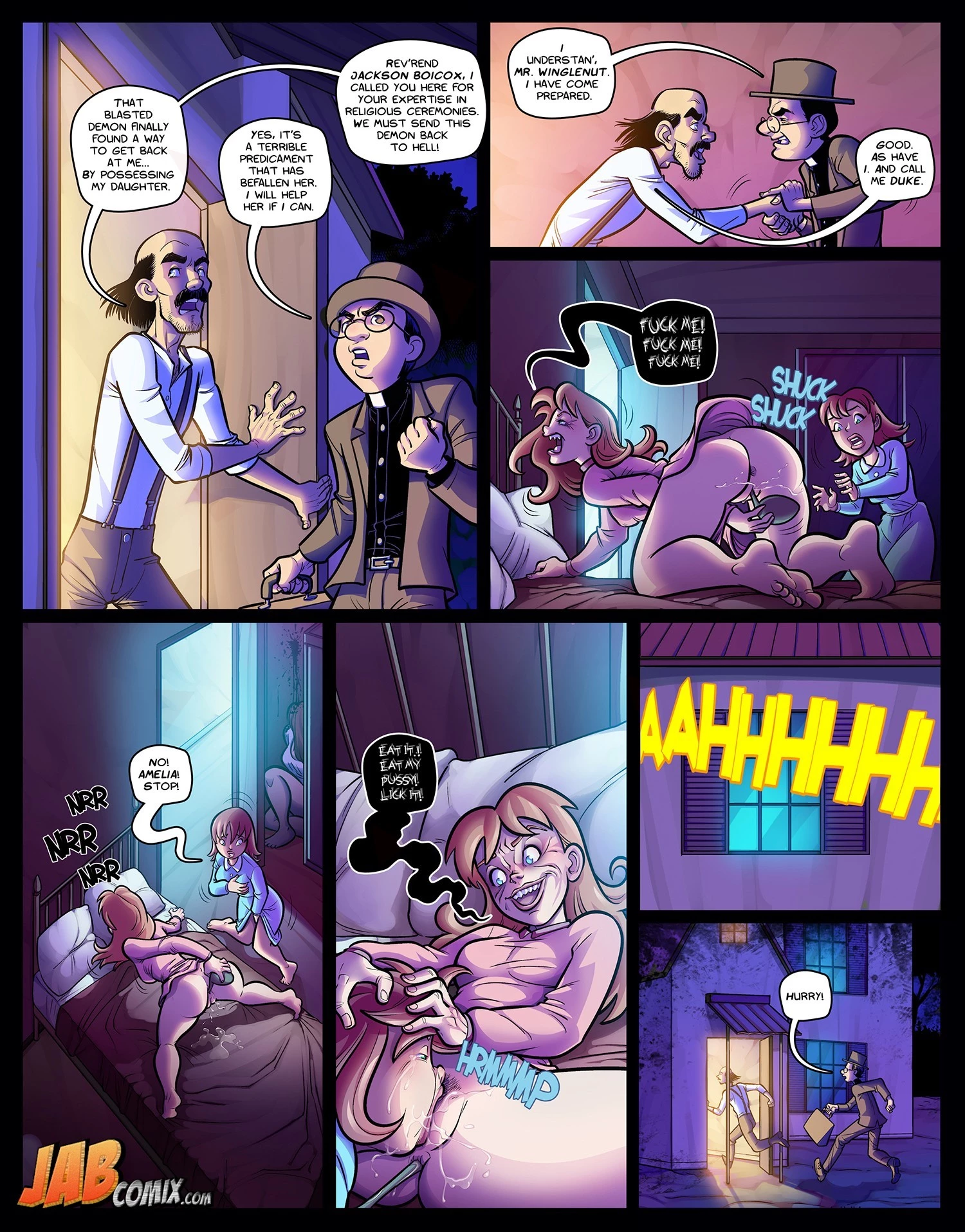 Farm Lessons 21 porn comic picture 7