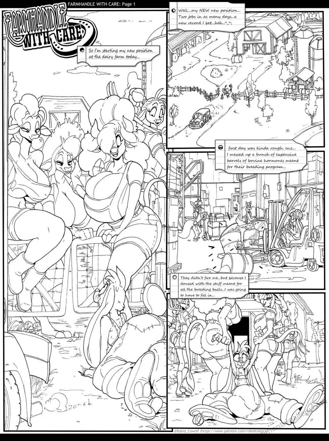 Farmhandle With Care porn comic picture 1