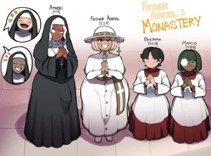 Father Adriel's Monastery porn comic picture 1