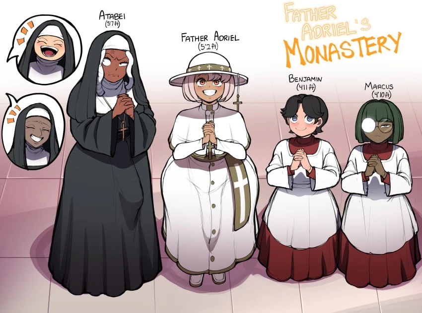 Father Adriel's Monastery porn comic picture 1