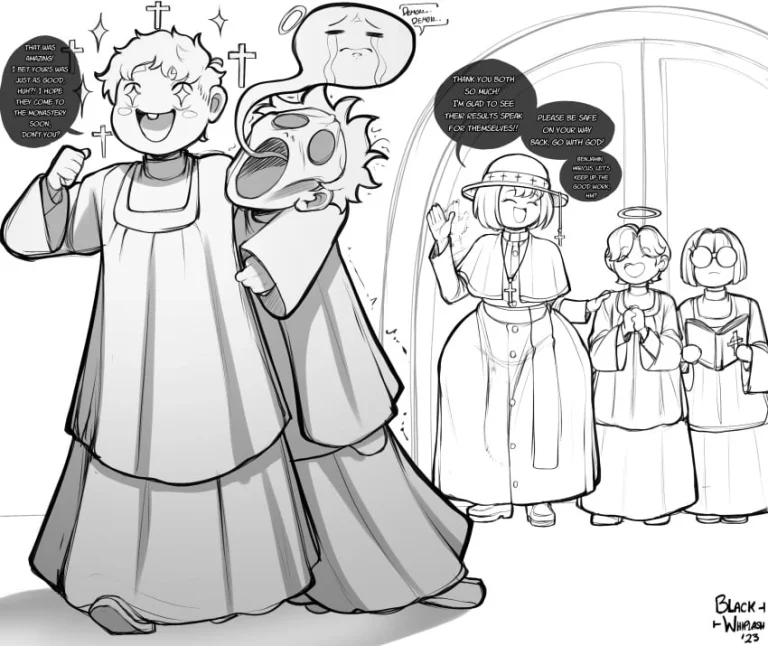 Father Adriel's Monastery porn comic picture 5